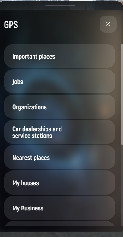 Search for an organization using GPS.