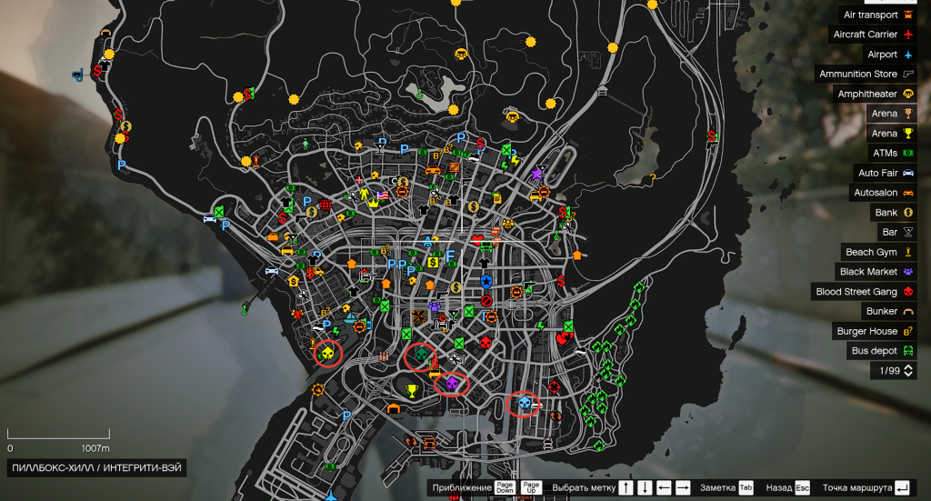 Gangs in gta 5 rp on the map