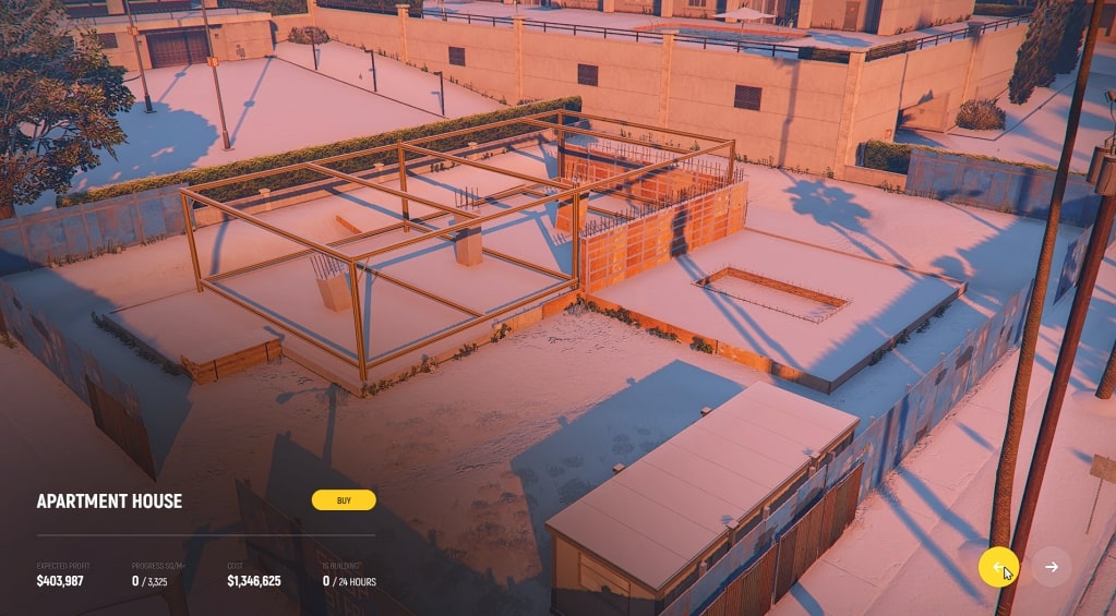 Construction site in GTA 5